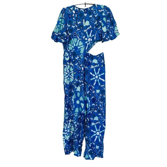 RHODE x Target Large Zinnia Floral Print Bell Sleeve Cut Out Jumpsuit Sz XXL NWT - Picture 6 of 12